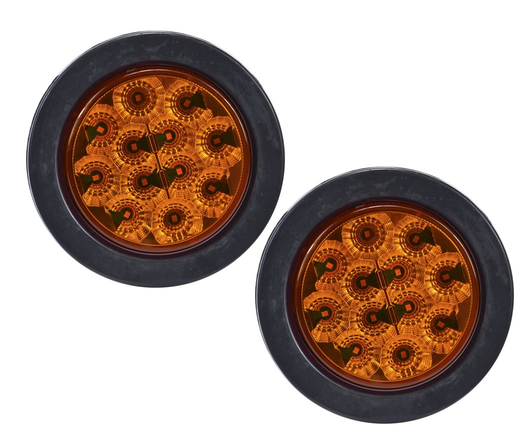 Tiffin Allegro Open Road Amber Rear Turn Signal Light Unit Pair (Left & Right)