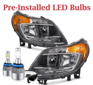 Thor Motor Coach Scope LED Headlight Assemblies Pair (Left & Right)