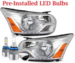Thor Motor Coach Tranquility LED Headlight Assemblies Pair (Left & Right)