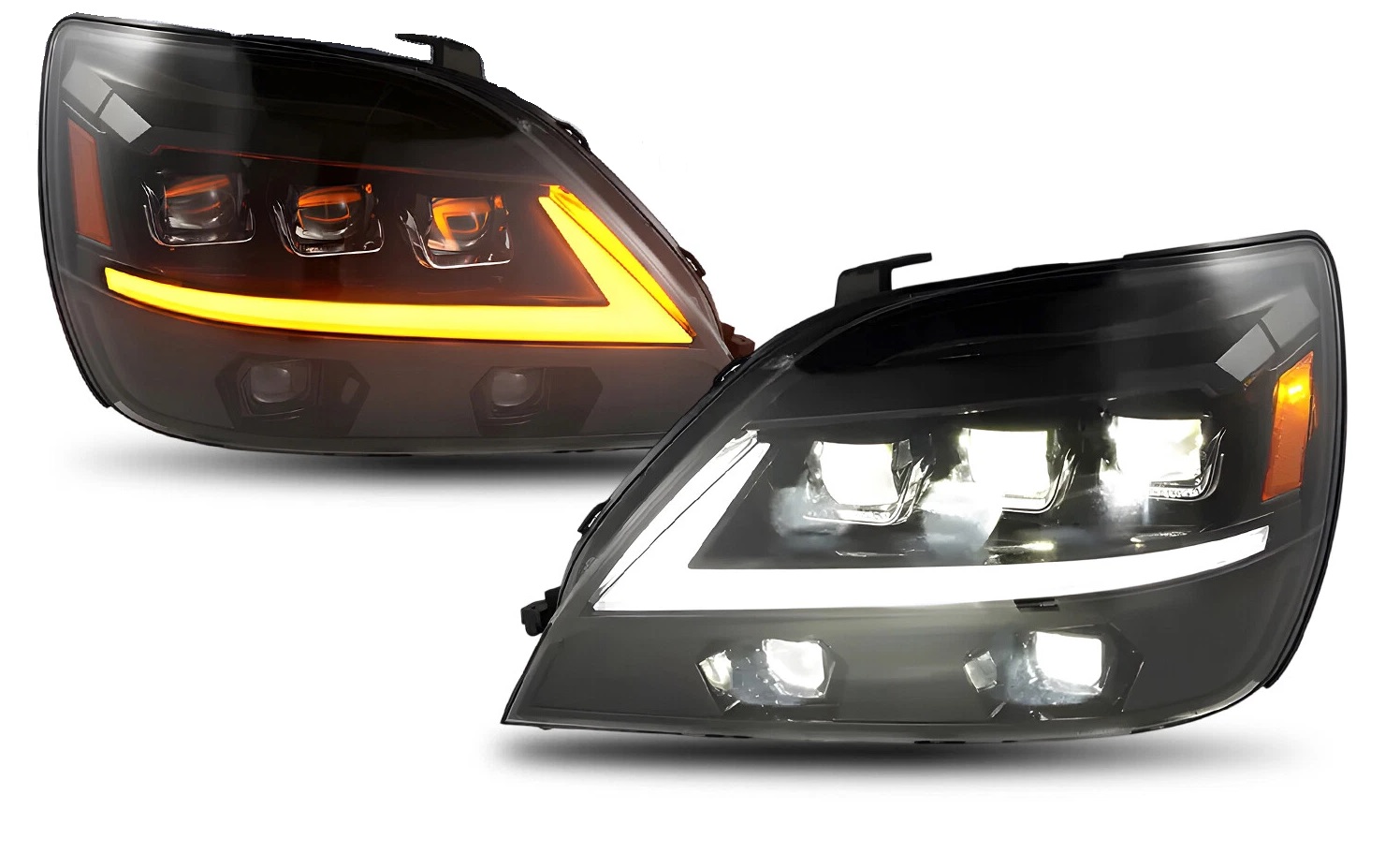 Fleetwood Revolution Full LED Headlight Assembly Pair (Left & Right)
