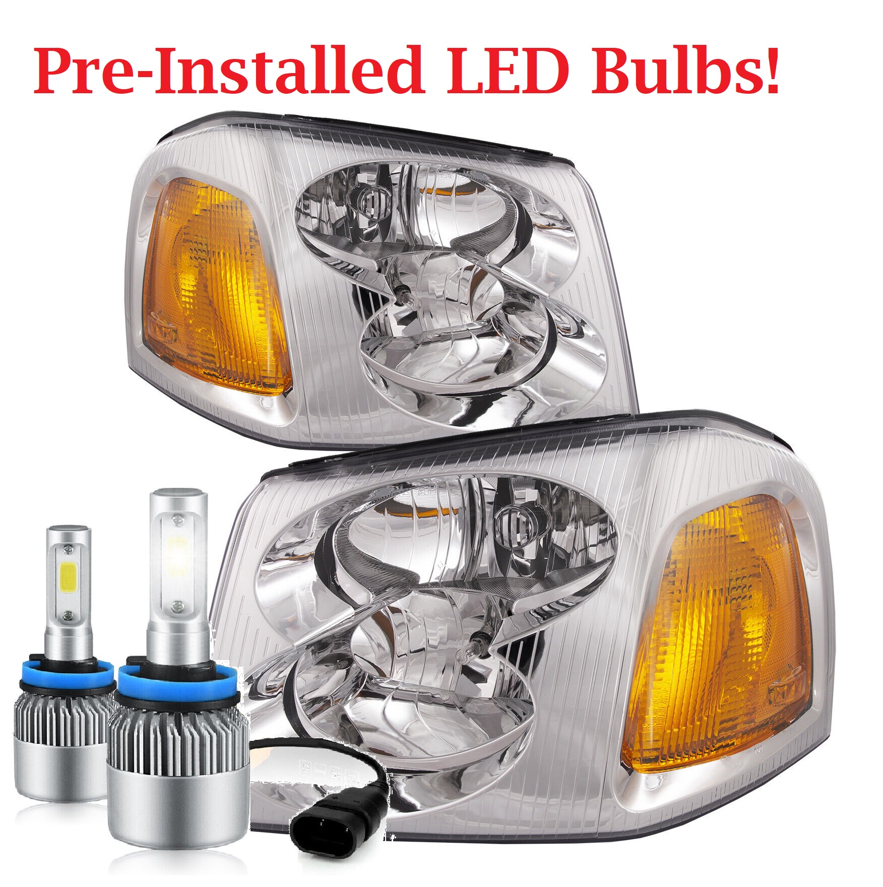 Coachmen SportsCoach Legend LED Headlight Assemblies Pair (Left & Right)