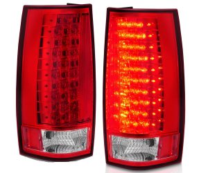 Thor Motor Coach Venetian Red LED Tail Lights 4 Piece Set Upper & Lower (Left & Right)
