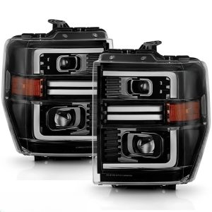 Winnebago Aspect Black Projector FULL LED Headlight Assemblies Pair (Left & Right)