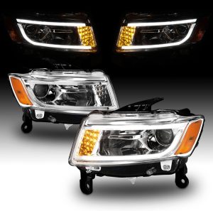 Newmar New Aire Chrome Headlight Assemblies Pair (Left & Right)