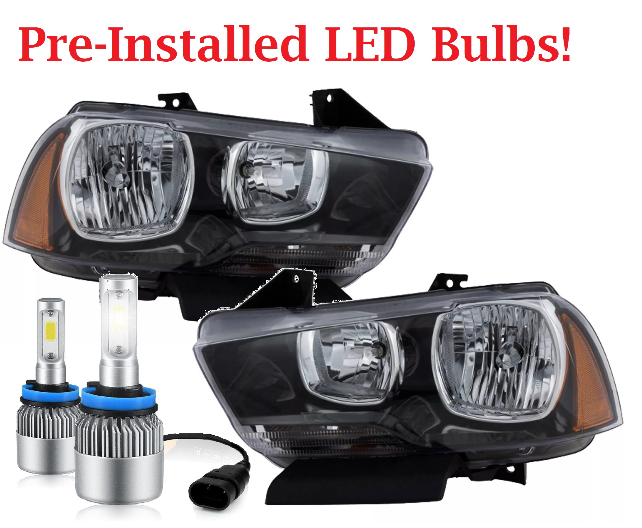 Newmar Bay Star Sport LED Headlight Assembly Pair (Left & Right)