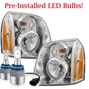 Fleetwood Discovery LED Headlight Assembly Pair (Left & Right)