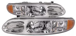 Newmar Kountry Star Replacement Headlight Head Lamp Assembly Pair (Left & Right)