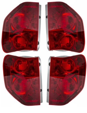 Tiffin Phaeton Replacement Upper & Lower Tail Light Unit Set (4 Pieces) (Left & Right)
