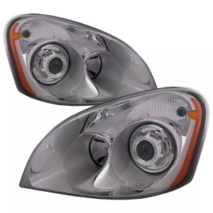 Renegade Ikon Chrome Projector Headlight Assemblies Pair (Left & Right)