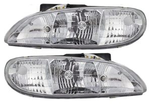 National RV Surf Side Replacement Headlight Assemblies Pair (Left & Right)