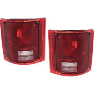 Monaco Knight Replacement Tail Light Lens & Housing Pair (Left & Right)
