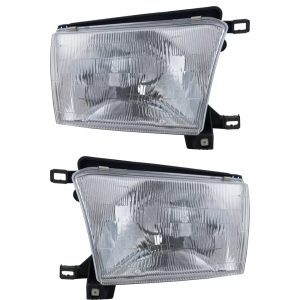 Fleetwood Bounder (Diesel) Replacement Headlight Assemblies Pair (Left & Right)