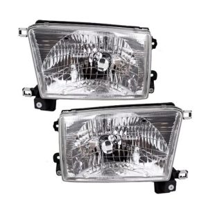 Fleetwood Bounder (Diesel) Chrome Headlight Assemblies Pair (Left & Right)