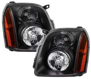 Fleetwood Discovery Black Headlight Units Pair (Left & Right)