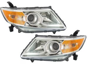 Newmar London Aire Replacement Headlight Assemblies Pair (Left & Right)