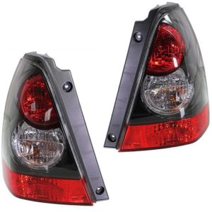 Fleetwood Discovery Black Tail Light Assemblies Pair (Left & Right)