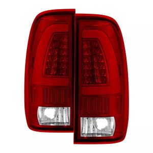 Country Coach Inspire Red Clear LED Tail Light Assembly Pair (Left & Right)