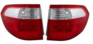 Tiffin Allegro Bus Upper Outer Tail Lights Rear Lamps Unit Pair (Left & Right)