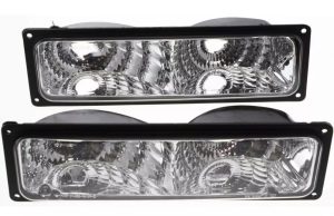 Tiffin Allegro Bay Diamond Chrome Turn Signal Lights Unit Pair (Left & Right)