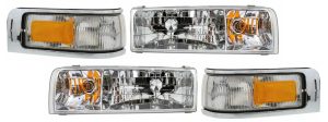 Rexhall Rexair Headlight Assemblies & Signal Lights 4 Piece Set (Left & Right)