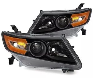 Newmar London Aire Black Headlight Assembly  Pair (Left & Right)