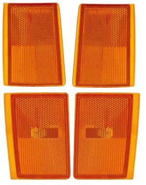 Tiffin Allegro Bay Upper & Lower Side Marker Lamp Unit 4 Piece Set (Left & Right)