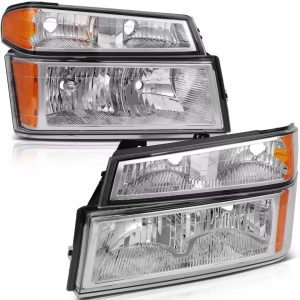 National RV Sea Breeze Headlight & Signal Lights Assembly 4 Piece Set (Left & Right)