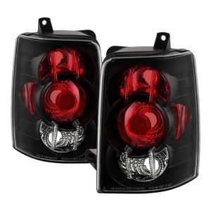Monaco Camelot Black LED Tail Light Assembly Pair (Left & Right)
