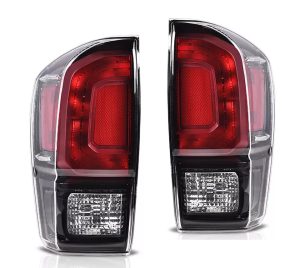 Newmar Mountain Aire Black Halogen Tail Light Assembly Pair (Left & Right)