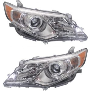 Newmar Mountain Aire Chrome Headlight Assembly Pair (Left & Right)