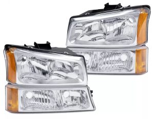 Tiffin Allegro Headlight Assemblies & Turn Signal Lights 4 Piece Set (Left & Right)