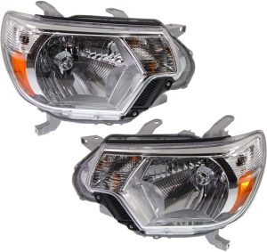 Newmar Kountry Star Chrome Headlight Assembly Pair (Left & Right)