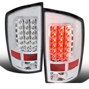 Itasca Ellipse Chrome LED Tail Light Assembly Pair (Left & Right)