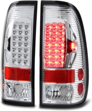 Country Coach Inspire Chrome LED Tail Light Assembly Pair (Left & Right)